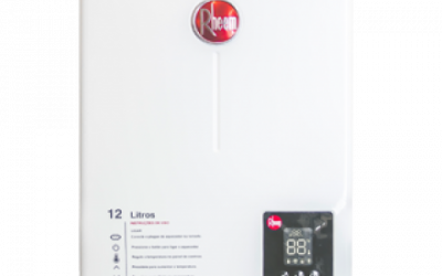 Aquecedor de Passagem Digital 12 litros Rheem